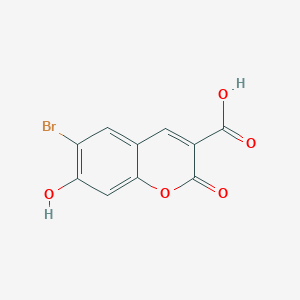 6-Bromo-7-hydroxy-2-oxo-2h-chromene-3-carboxylic acid