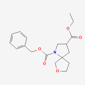 1-Benzyl 3-ethyl 7-oxa-1-azaspiro[4.4]nonane-1,3-dicarboxylate