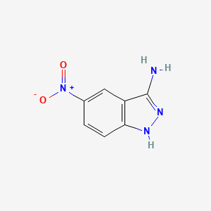 molecular formula C7H6N4O2 B1305539 3-氨基-5-硝基吲唑 CAS No. 41339-17-7