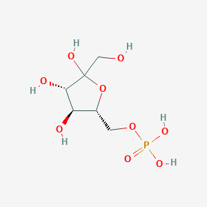 molecular formula C6H13O9P B13055424 D-fructofuranose 6-phosphate CAS No. 56-83-7