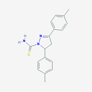 B130555 3,5-Dip-tolyl-4,5-dihydro-1H-pyrazole-1-carbothioamide CAS No. 153332-11-7