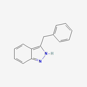 molecular formula C14H12N2 B1305550 3-Benzyl-1H-indazole CAS No. 4498-74-2