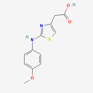 [2-(4-Methoxy-phenylamino)-thiazol-4-yl]-acetic acid