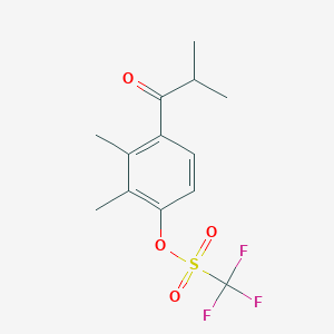 4-Isobutyryl-2,3-dimethylphenyl trifluoromethanesulfonate