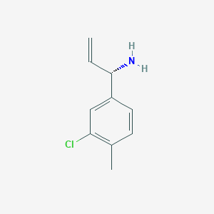 (1S)-1-(3-Chloro-4-methylphenyl)prop-2-enylamine