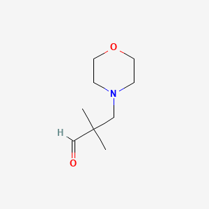 2,2-Dimethyl-3-(morpholin-4-yl)propanal