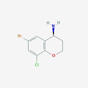 (S)-6-Bromo-8-chlorochroman-4-amine