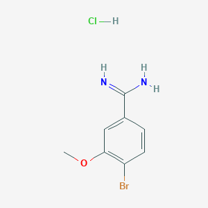 4-Bromo-3-methoxybenzimidamide hcl