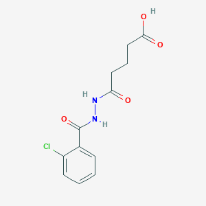 molecular formula C12H13ClN2O4 B1305561 5-[N'-(2-Chlorbenzoyl)-hydrazino]-5-oxo-pentansäure CAS No. 333405-85-9