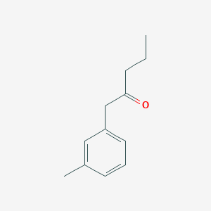 molecular formula C12H16O B13055614 1-(3-Methylphenyl)-2-pentanone 