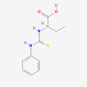 2-(3-Phenyl-thioureido)-butyric acid