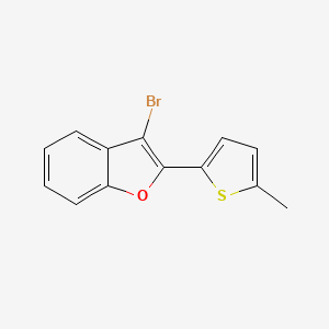 3-Bromo-2-(5-methylthiophen-2-YL)benzofuran