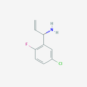 (1S)-1-(5-Chloro-2-fluorophenyl)prop-2-enylamine