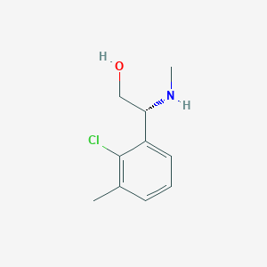 (R)-2-(2-Chloro-3-methylphenyl)-2-(methylamino)ethan-1-OL