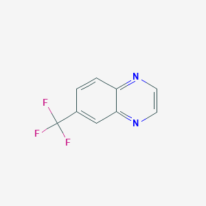 molecular formula C9H5F3N2 B1305570 6-(Trifluorometil)quinoxalina CAS No. 41959-33-5