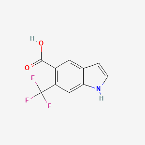 6-(Trifluoromethyl)-1H-indole-5-carboxylicacid