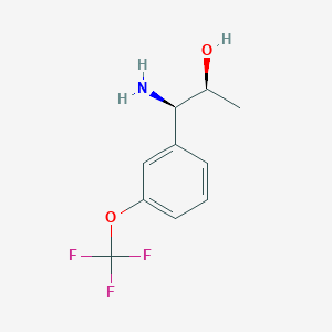 (1R,2S)-1-Amino-1-[3-(trifluoromethoxy)phenyl]propan-2-OL