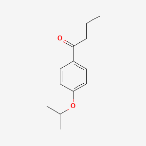 1-[4-(Propan-2-yloxy)phenyl]butan-1-one