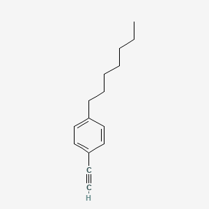 molecular formula C15H20 B1305580 1-Ethynyl-4-heptylbenzene CAS No. 79887-12-0
