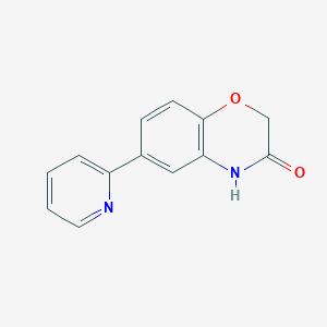 6-(Pyridin-2-YL)-2H-benzo[B][1,4]oxazin-3(4H)-one