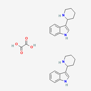 oxalic acid;3-piperidin-2-yl-1H-indole