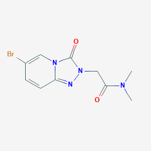 2-(6-Bromo-3-oxo-[1,2,4]triazolo[4,3-A]pyridin-2(3H)-YL)-N,N-dimethylacetamide