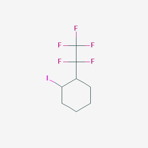 molecular formula C8H10F5I B1305586 1-Iodo-2-(pentafluoroethyl)cyclohexane CAS No. 711-17-1