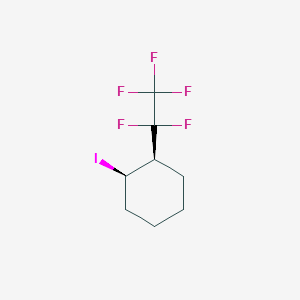 cis-1-Iodo-2-(pentafluoroethyl)cyclohexane
