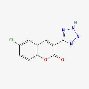 6-Chloro-3-(1H-tetrazol-5-YL)-2H-chromen-2-one