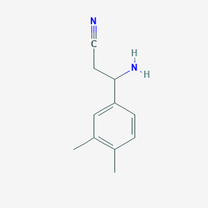 3-Amino-3-(3,4-dimethylphenyl)propanenitrile