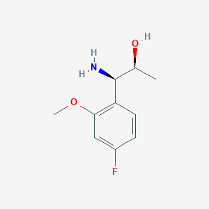 (1R,2S)-1-Amino-1-(4-fluoro-2-methoxyphenyl)propan-2-OL