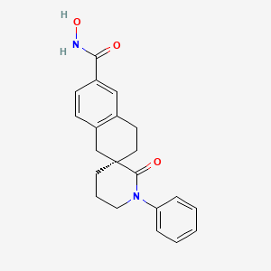 (S)-N-Hydroxy-2'-oxo-1'-phenyl-3,4-dihydro-1H-spiro[naphthalene-2,3'-piperidine]-6-carboxamide