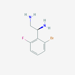 (1S)-1-(2-bromo-6-fluorophenyl)ethane-1,2-diamine