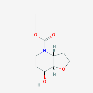 Racemic-(3aS,7R,7aS)-tert-butyl 7-hydroxyhexahydrofuro[3,2-b]pyridine-4(2H)-carboxylate