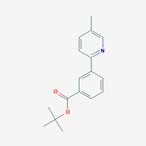 Tert-butyl 3-(5-methylpyridin-2-YL)benzoate