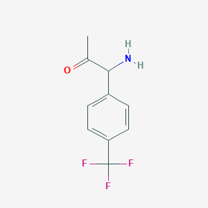 1-Amino-1-[4-(trifluoromethyl)phenyl]acetone