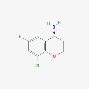 (R)-8-Chloro-6-fluorochroman-4-amine