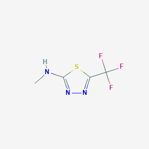 N-methyl-5-(trifluoromethyl)-1,3,4-thiadiazol-2-amine