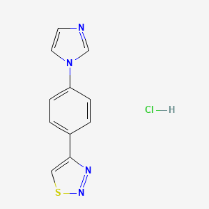 4-[4-(1H-imidazol-1-yl)phenyl]-1,2,3-thiadiazole hydrochloride