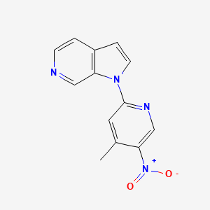 1-(4-Methyl-5-nitropyridin-2-YL)-1H-pyrrolo[2,3-C]pyridine