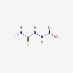 molecular formula C2H5N3OS B1305609 1-Formyl-3-thiosemicarbazide CAS No. 2302-84-3