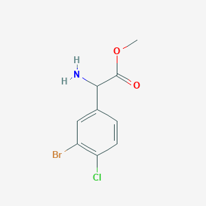 Methyl 2-amino-2-(3-bromo-4-chlorophenyl)acetate