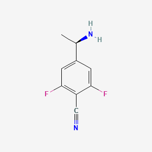 (R)-4-(1-Aminoethyl)-2,6-difluorobenzonitrile