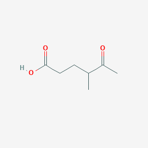 molecular formula C7H12O3 B1305616 4-Methyl-5-oxohexanoic acid CAS No. 6818-07-1