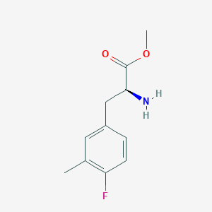 Methyl(S)-2-amino-3-(4-fluoro-3-methylphenyl)propanoatehcl