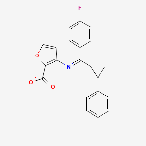 (Z)-[(4-fluorophenyl)[2-(4-methylphenyl)cyclopropyl]methylidene]aminofuran-2-carboxylate