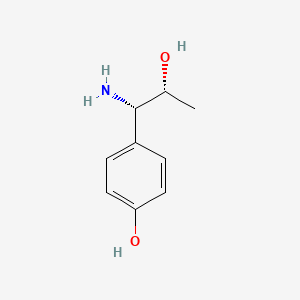 molecular formula C9H13NO2 B13056205 (1S,2R)-1-Amino-1-(4-hydroxyphenyl)propan-2-OL 