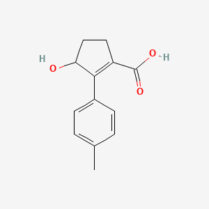 3-Hydroxy-2-(P-tolyl)cyclopent-1-ene-1-carboxylic acid