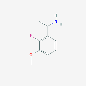 1-(2-Fluoro-3-methoxyphenyl)ethan-1-amine