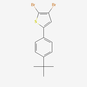 2,3-Dibromo-5-(4-(tert-butyl)phenyl)thiophene